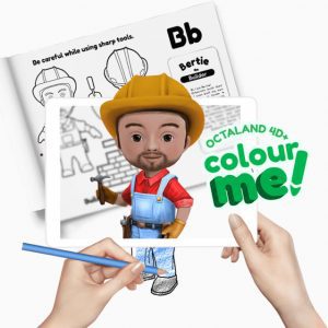 Octaland 4D+ Color Me! Book