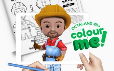 Octaland 4D+ Colour Me! Book