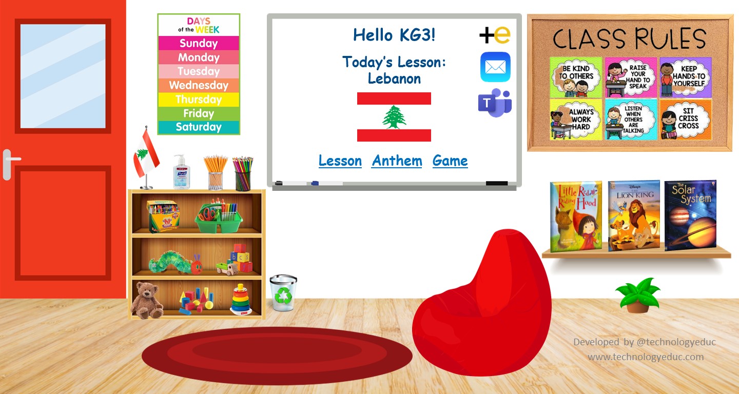 bitmoji preschool classroom