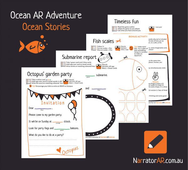 AR Adventure Ocean Stories Activity Pack
