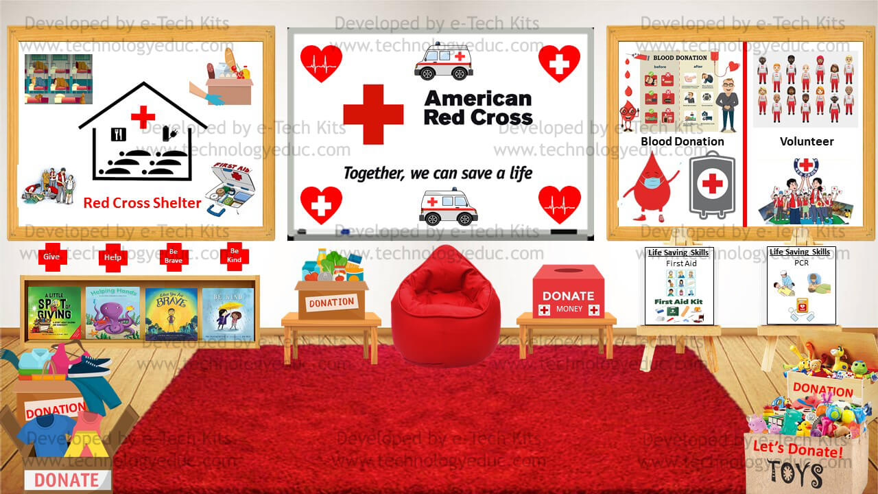 Bitmoji American Red Cross Month Template