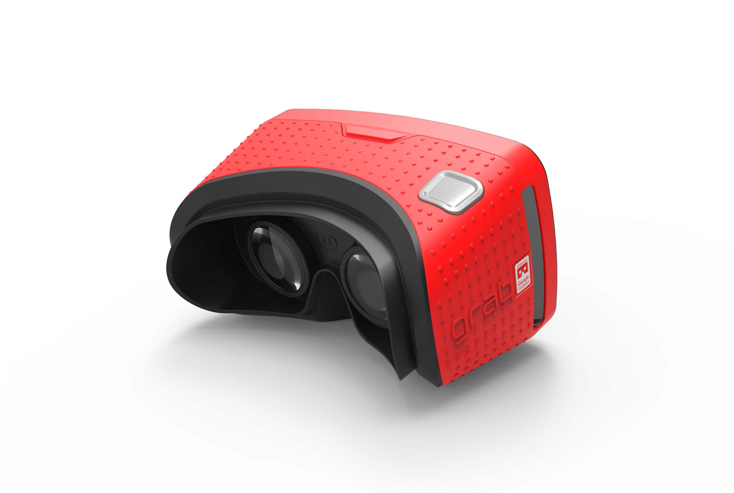 Homido GRAB Virtual Reality Headset for Smartphone Red