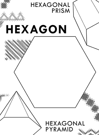 AR Coloring Hexagon Shape in 3D