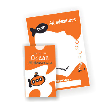 AR Ocean Adventure Activity Book with Cards