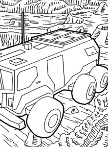 AR Space Adventure Coloring Pages - TechnologyEDUC