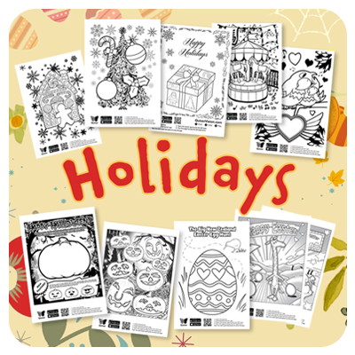 AR Coloring Pages (Packs) 1