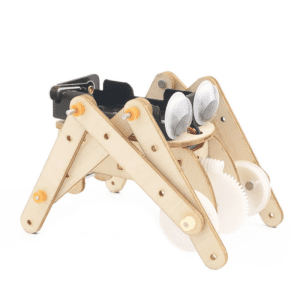 DIY Creative Educational Wooden Crazy Mechanical Worm