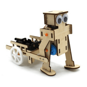 DIY Creative Handmade Pull Car Robot