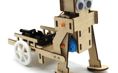 DIY Creative Handmade Pull Car Robot