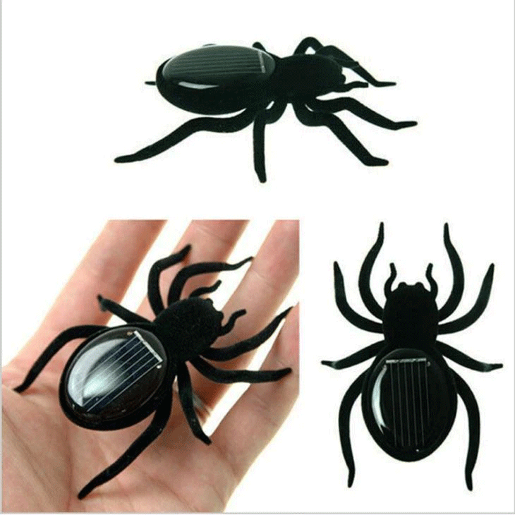 DIY Creative Mini Solar Energy Powered Spider 13