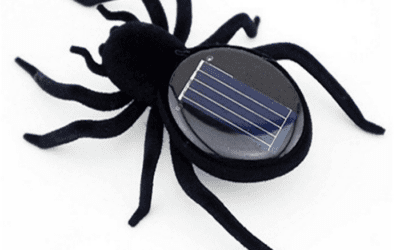 DIY Creative Mini Solar Energy Powered Spider 12