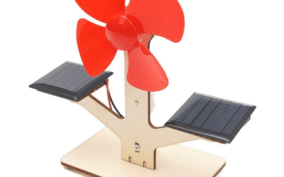 DIY Creative Wooden STEM Solar Fan 20
