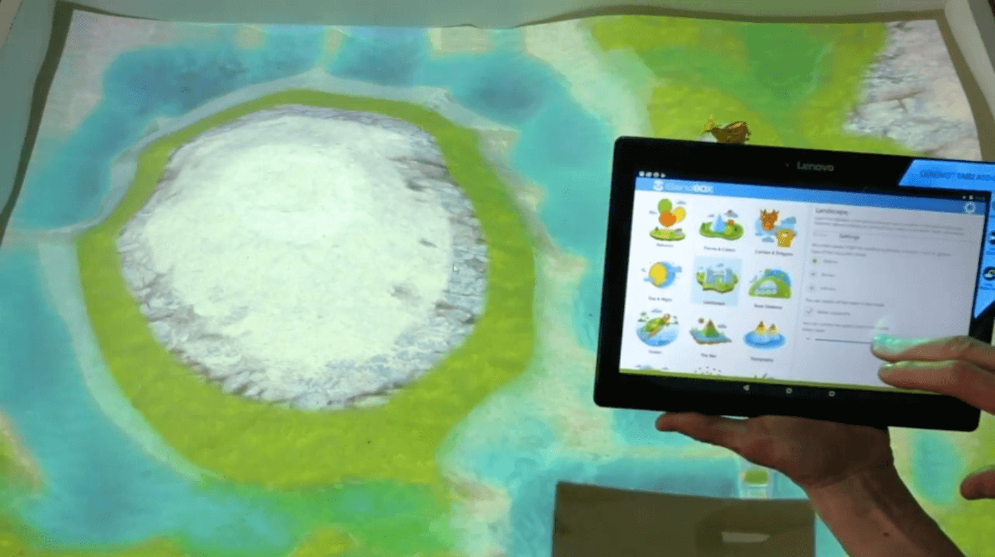 iSandBox Management with a Tablet