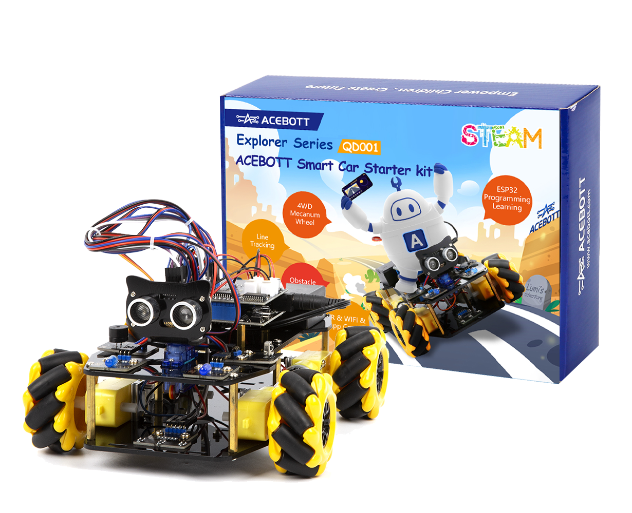 ACEBOTT ESP32 Smart Car Starter Kit 1 ACEBOTT ESP32 Smart Car Starter Kit